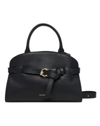 Geanta tote de piele cu bareta decorativa Sabine, Multicolor