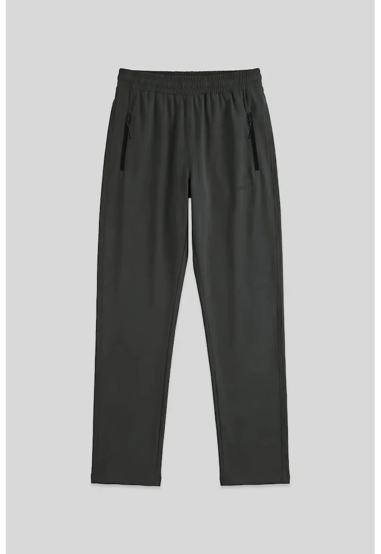 Pantaloni de trening, Pantaloni de trening cu croiala dreaptafsa, Verde padure