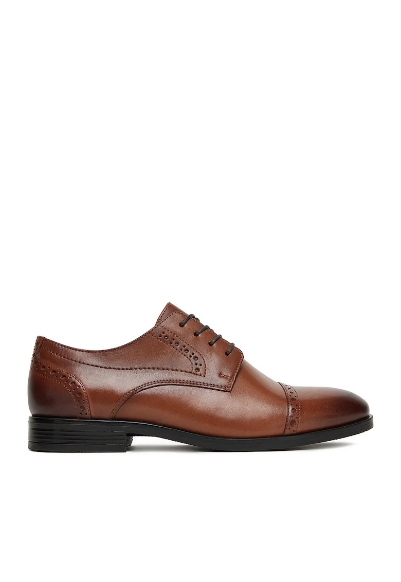 Pantofi barbati,  CEO-PALMER-02, piele naturala, maro