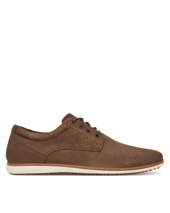 Pantofi barbatesti,  HENSON-29A, piele naturala, maro