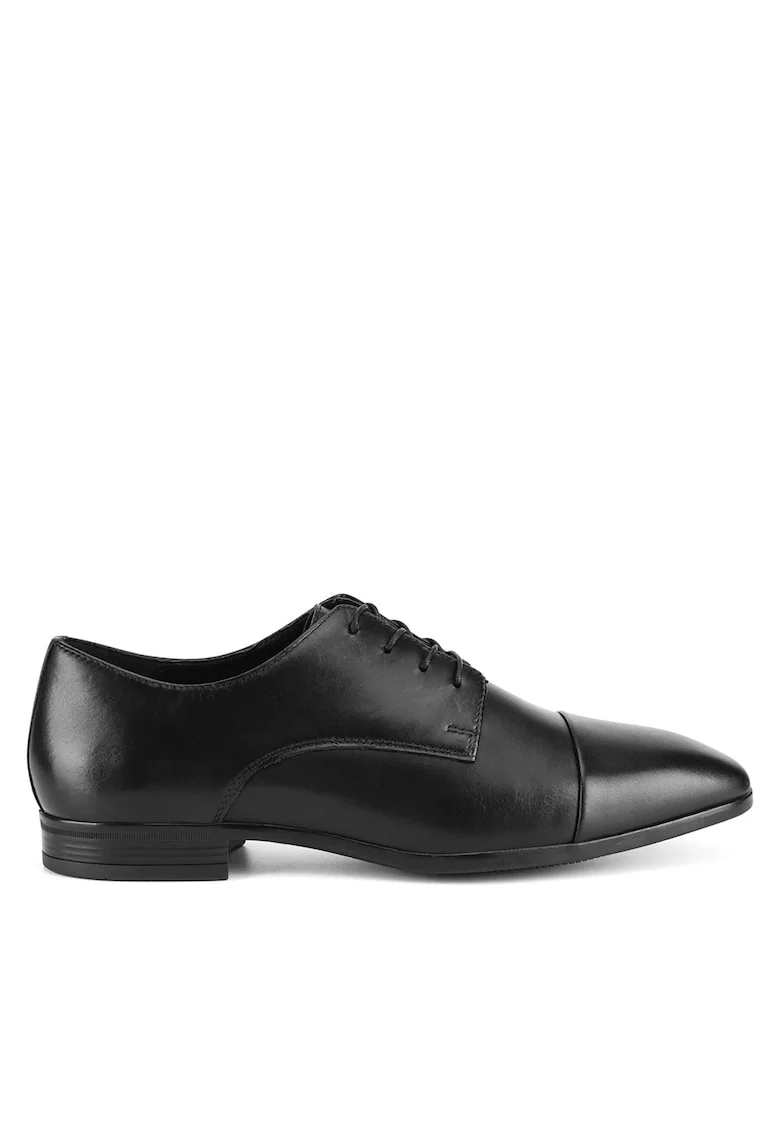Pantofi barbati,  KENSINGTON2-03 MI08, piele naturala, negru