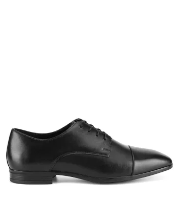 Pantofi barbati,  KENSINGTON2-03 MI08, piele naturala, negru