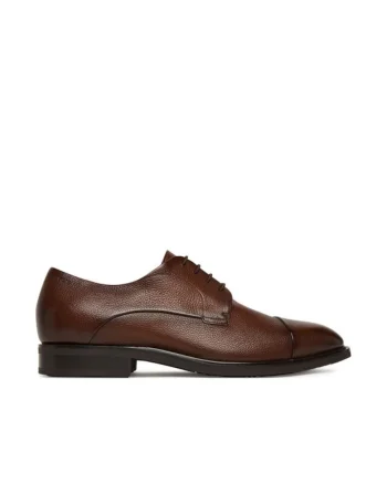 Pantofi barbati,  P-Winslow, piele naturala, culoare maro