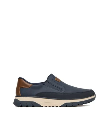 Pantofi barbati,  bleumarin, tesatura