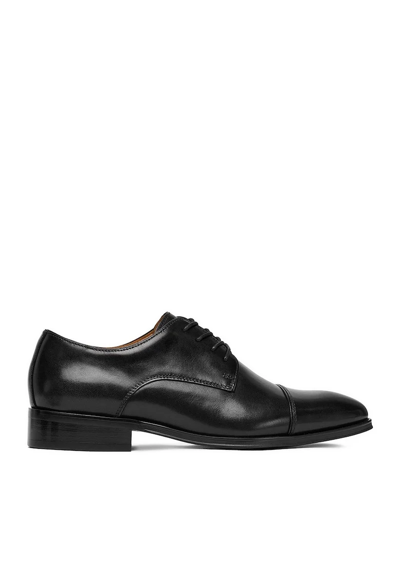 Pantofi barbati,  CEO-FELICE-01, piele naturala, negru