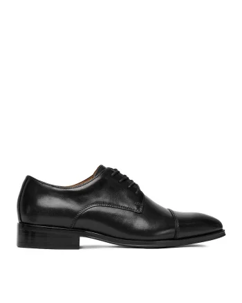 Pantofi barbati,  CEO-FELICE-01, piele naturala, negru