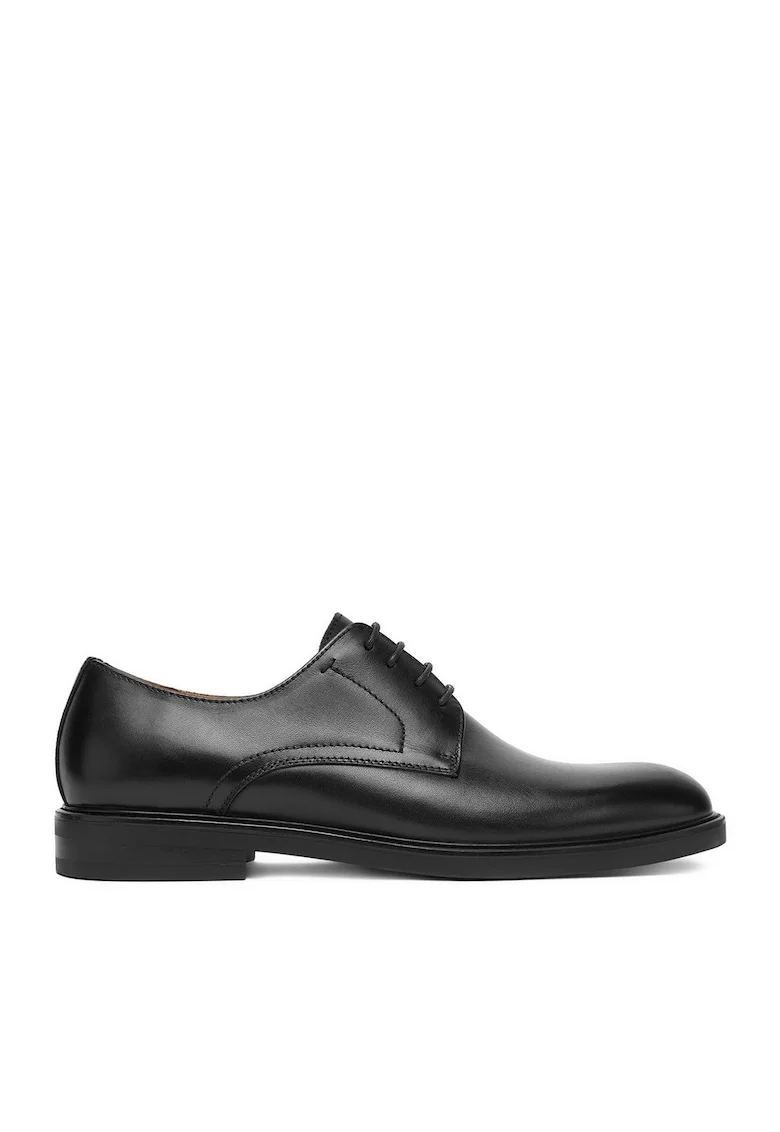 Pantofi barbati,  piele naturala, negre,