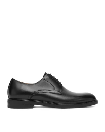 Pantofi barbati,  piele naturala, negre,