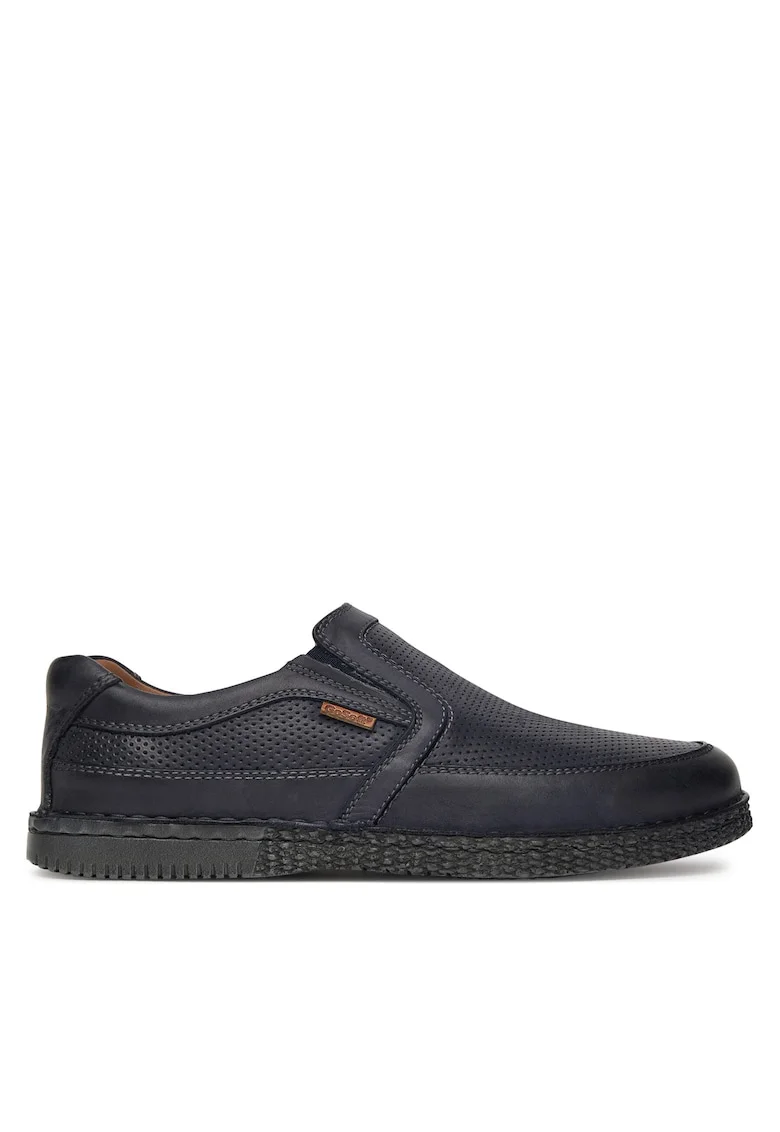Pantofi barbati,  DANY-03 MI18, bleumarin, piele naturala