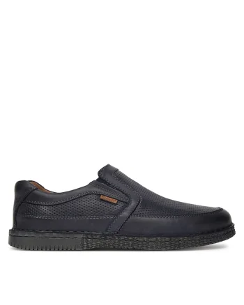Pantofi barbati,  DANY-03 MI18, bleumarin, piele naturala