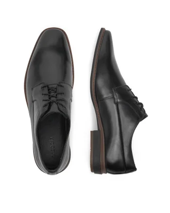 Pantofi barbati,  ZAHARY-03A, piele naturala, negre