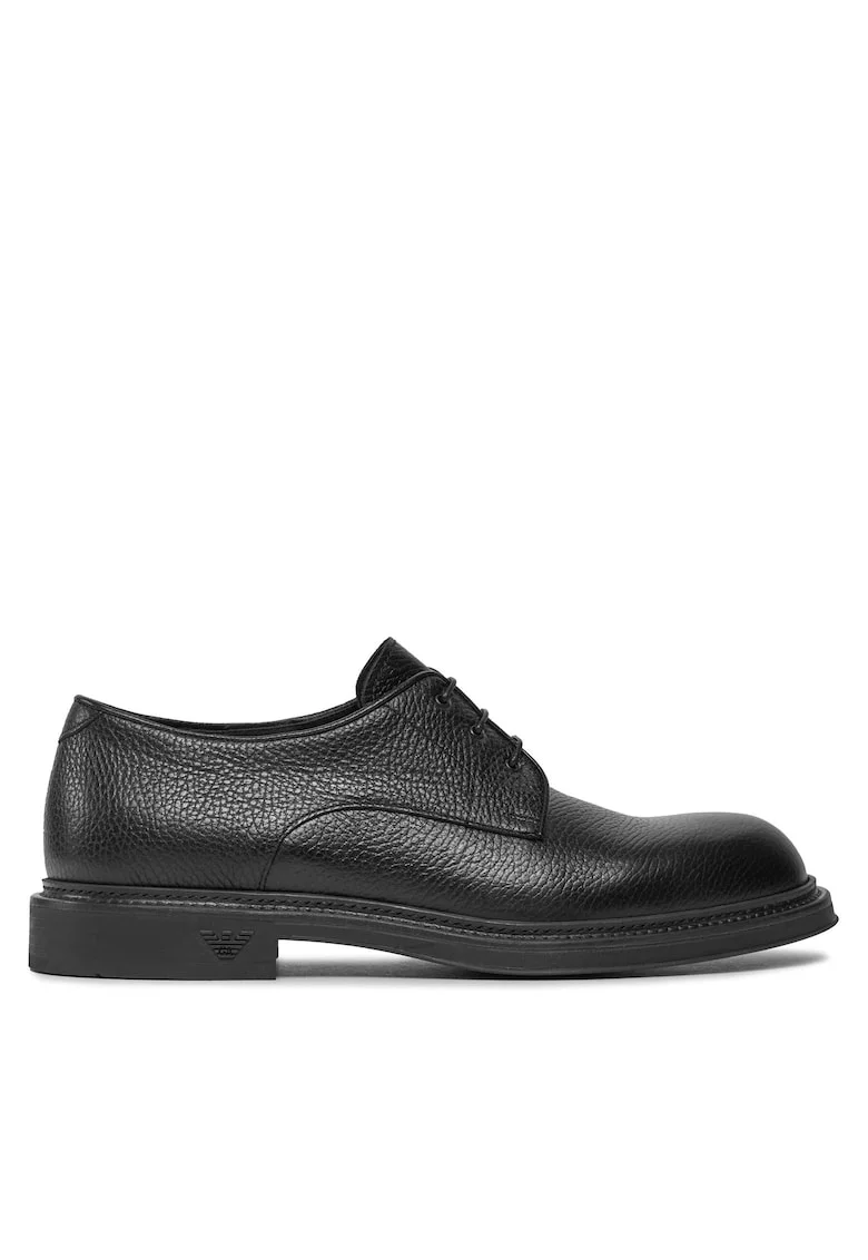 Pantofi barbati,  piele naturala, negru,