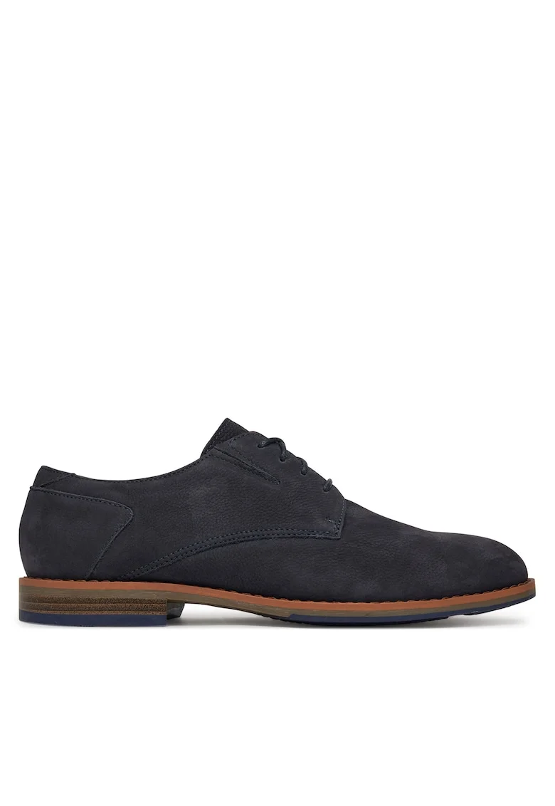 Pantofi barbati,  bleumarin, piele naturala - 65995, Bleumarin