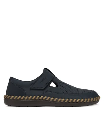 Pantofi barbati,  bleumarin, piele naturala - 65875, Bleumarin
