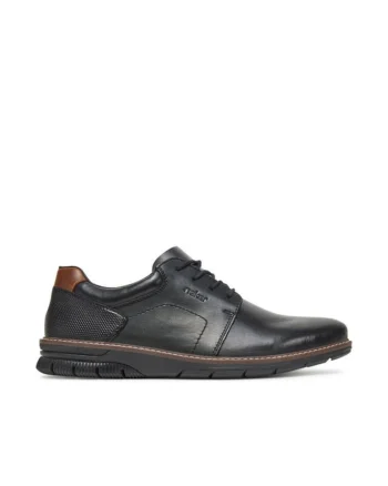 Pantofi barbati,  piele naturala, 69875, Negru