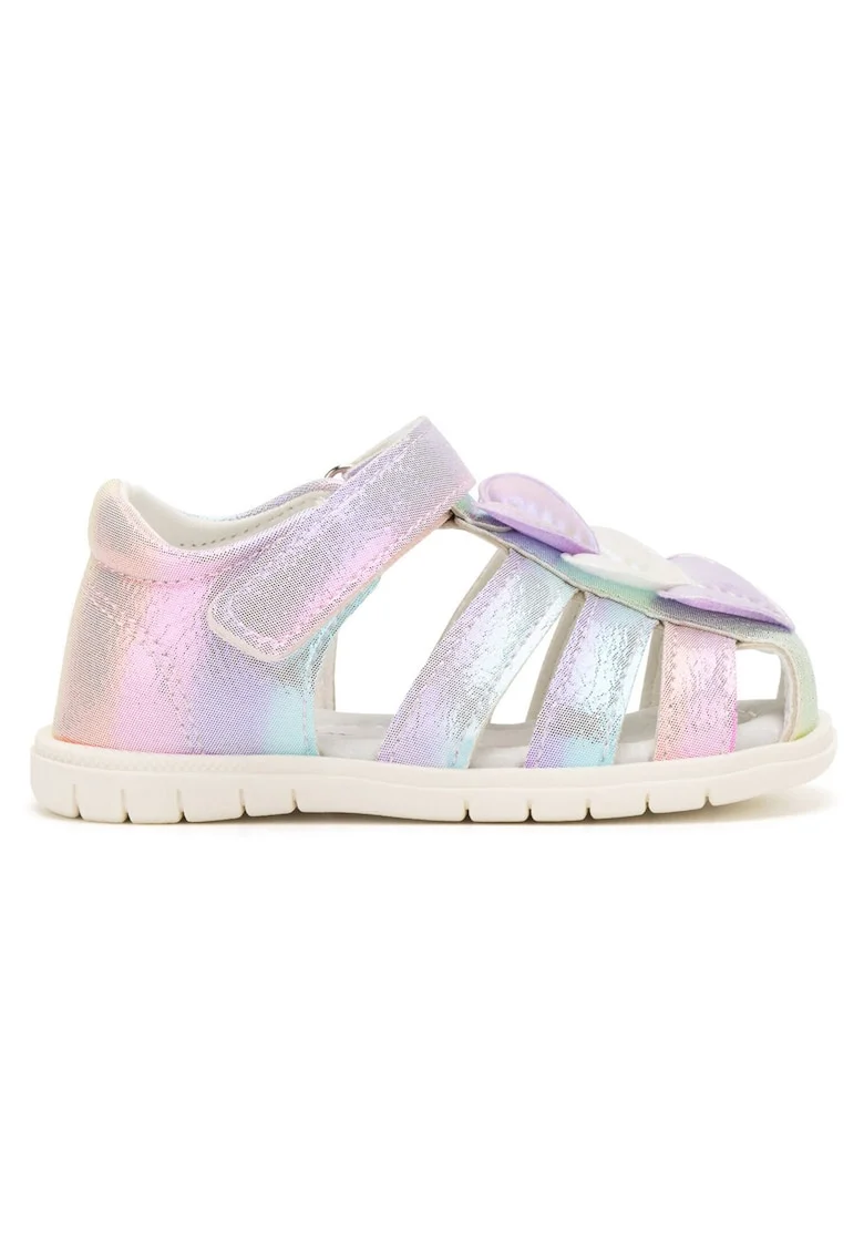 Sandale copii,  multicolor, material textil, sistem inchidere Velcro,
