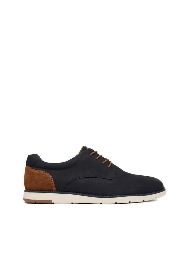 Pantofi barbati,  bleumarin, piele naturala - 39875, Bleumarin