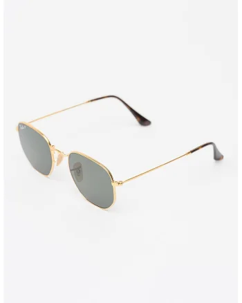 Ochelari de soare unisex cu lentile in degrade - 65569, Auriu/Verde masliniu