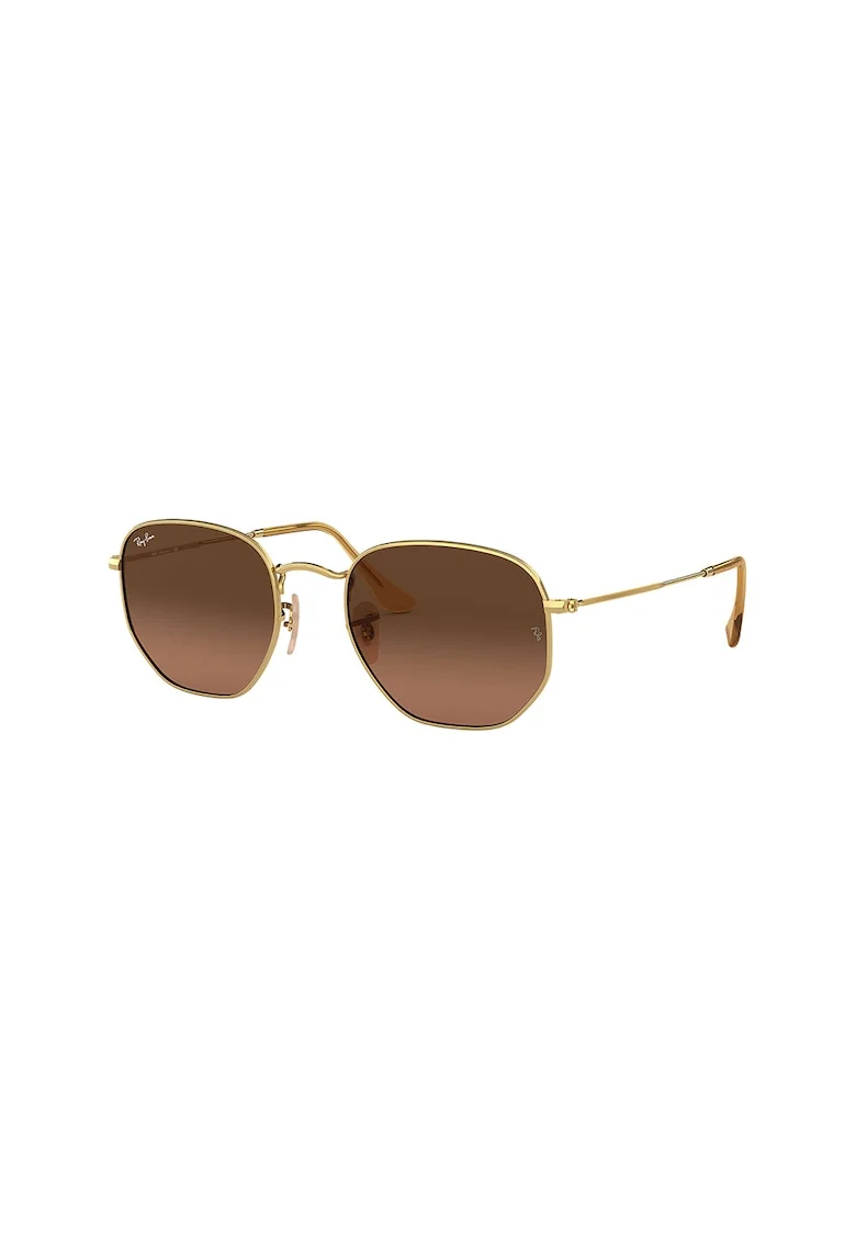 Ochelari de soare unisex cu lentile in degrade - 65569, Auriu