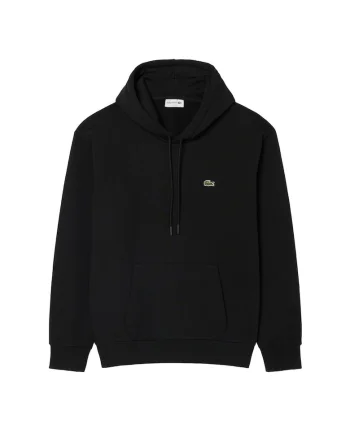 Hanorac regular-fit cu buzunar kangaroo, Negru