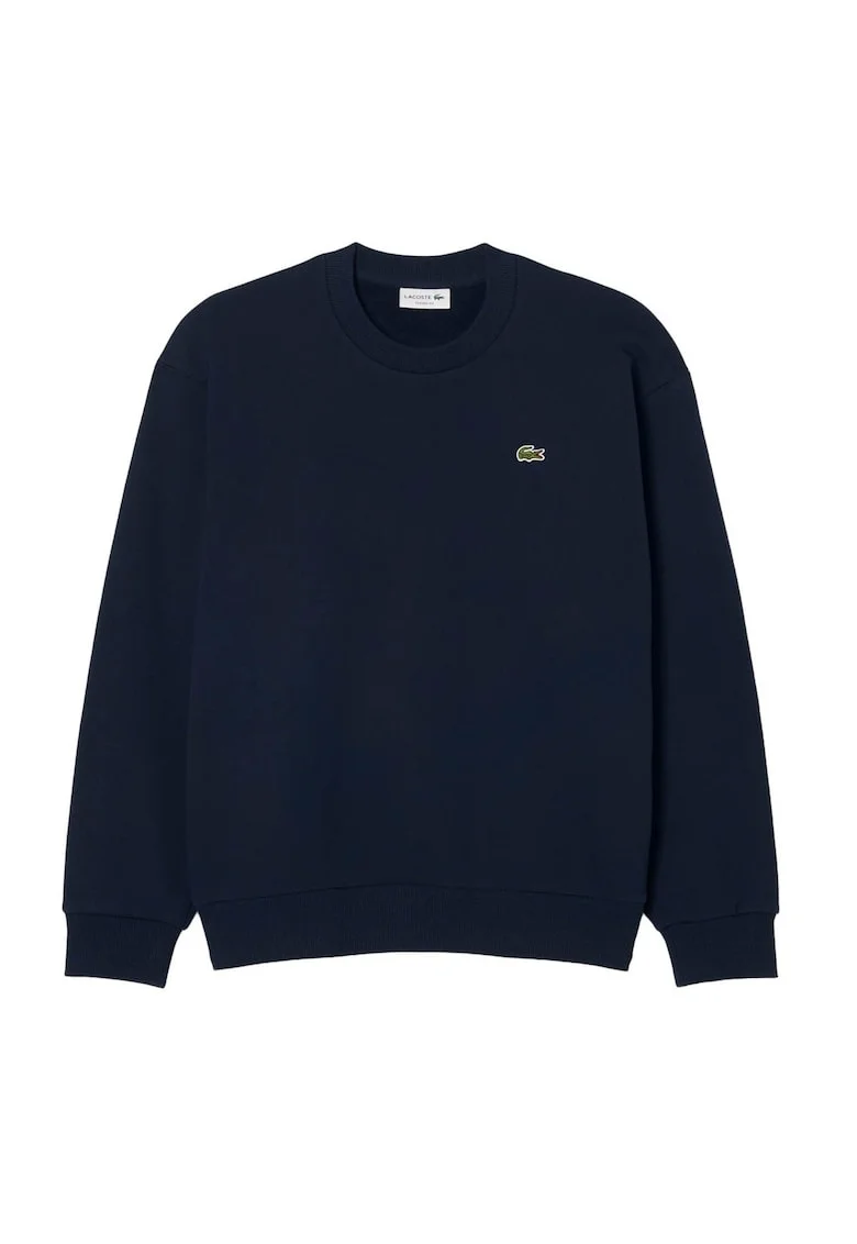 Bluza de trening cu croiala regular-fit si decolteu la baza gatului, Albastru inchis