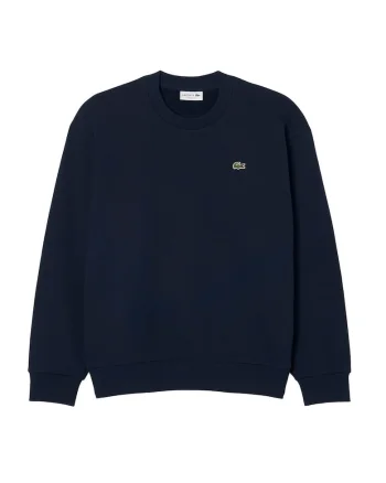 Bluza de trening cu croiala regular-fit si decolteu la baza gatului, Albastru inchis