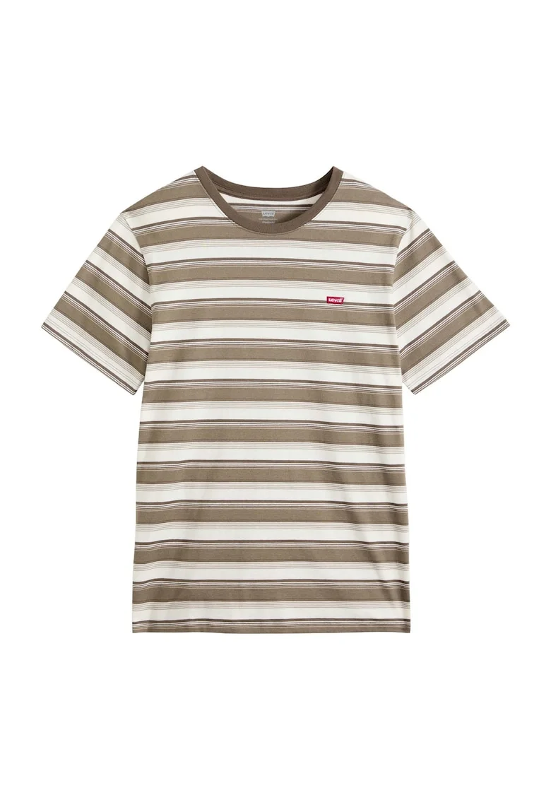 Tricou cu decolteu la baza gatului Original Housemark, Bej