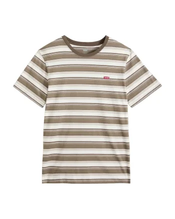 Tricou cu decolteu la baza gatului Original Housemark, Bej