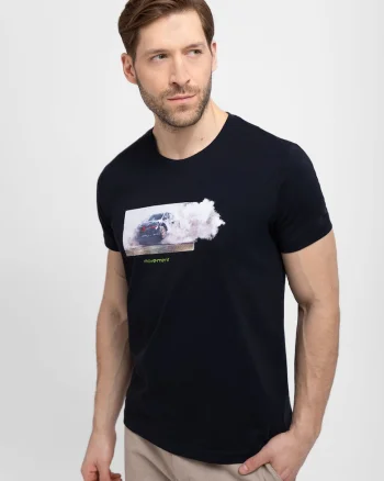 Tricou  T-Dust pentru barbati albastru marin, Bleumarin