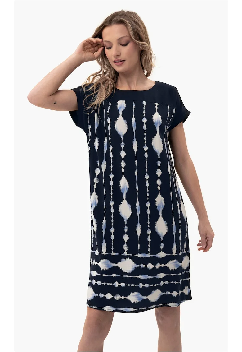 Rochie de vara  G-Pomelo, albastru marin cu imprimeu, Bleumarin