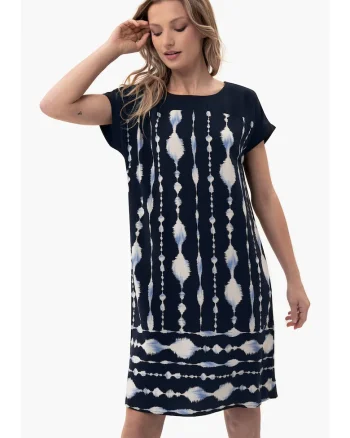 Rochie de vara  G-Pomelo, albastru marin cu imprimeu, Bleumarin