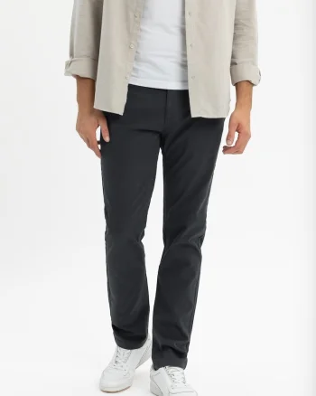 Pantaloni chino din bumbac, Comfort Fit,  R-Marshall, albastru marin, Bleumarin