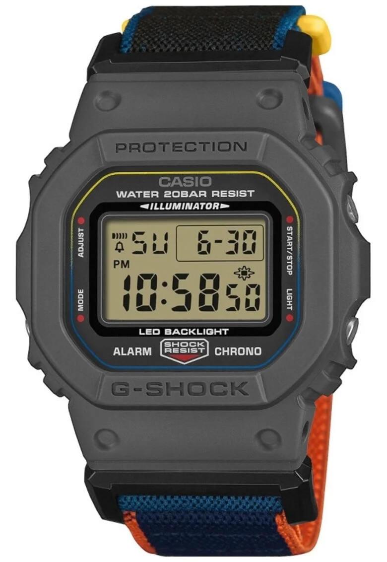 Ceas barbatesc  DW-5600MNC-8A2ER Quartz Albastru