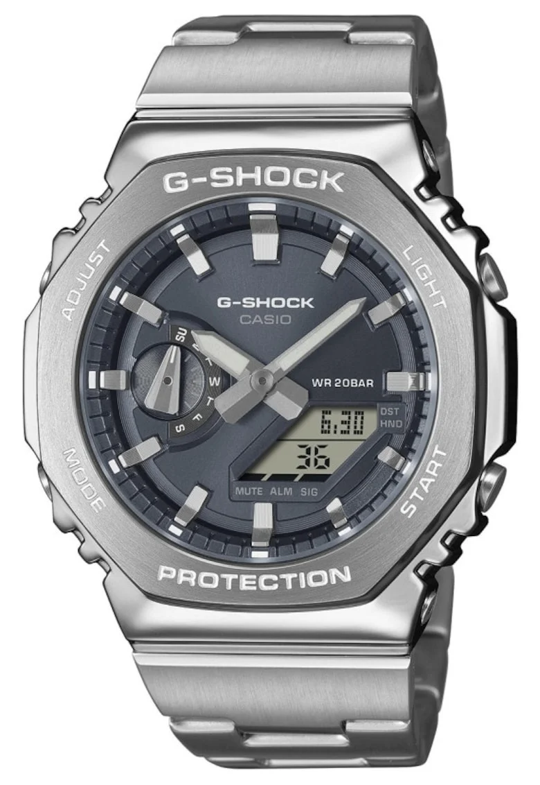 Ceas barbatesc  GM-2110D-8AER Quartz Argintiu