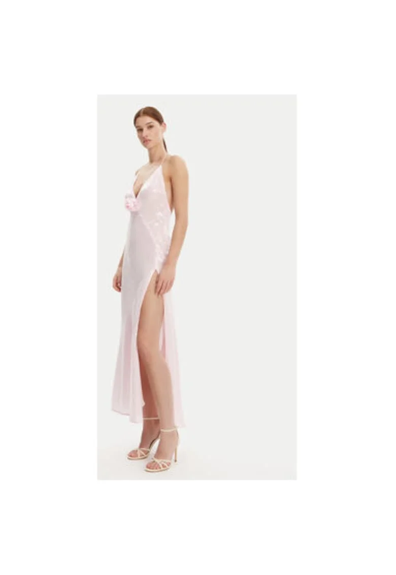 Rochie de seara  59278DB3, Sintetic, Roz, Roz