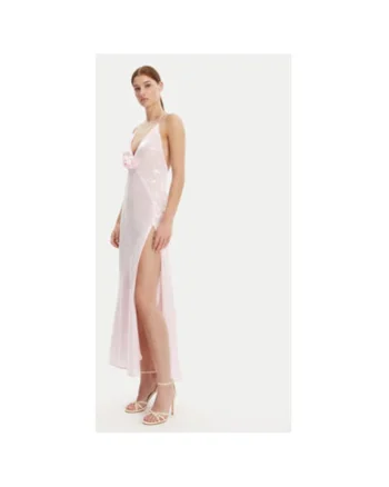 Rochie de seara  59278DB3, Sintetic, Roz, Roz