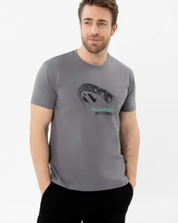 Tricou barbati  T-Init gri, Gri