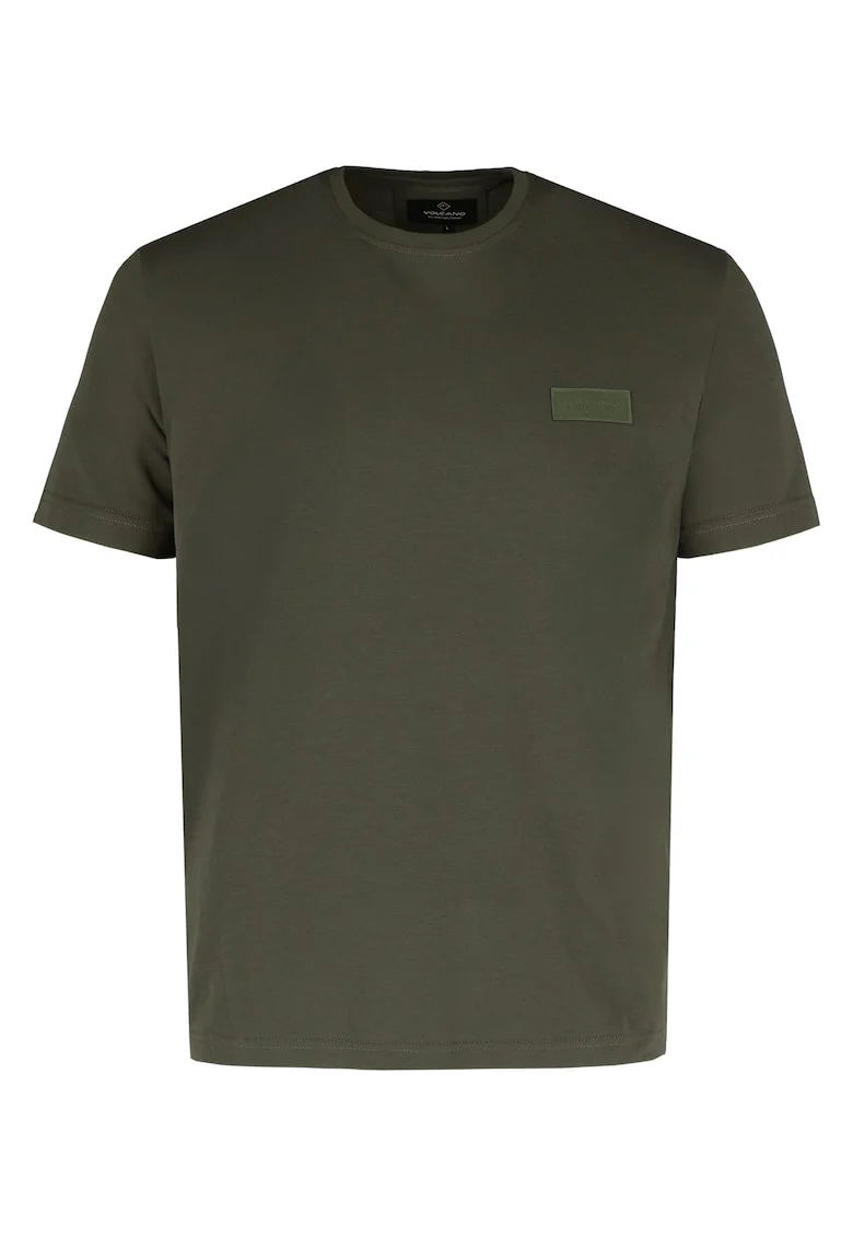 Tricou uni din bumbac, Comfort Fit, barbati,  T-Indu, kaki,