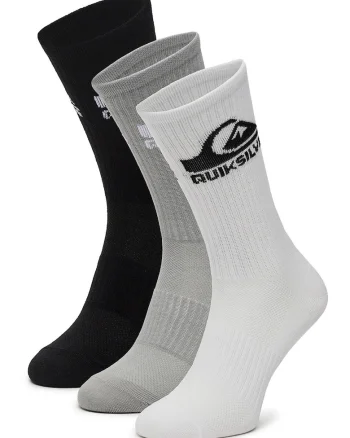 Sosete barbati  lungi, AS_QUIKSILVER_101W_S, 39-42 EU, set 3 bucati