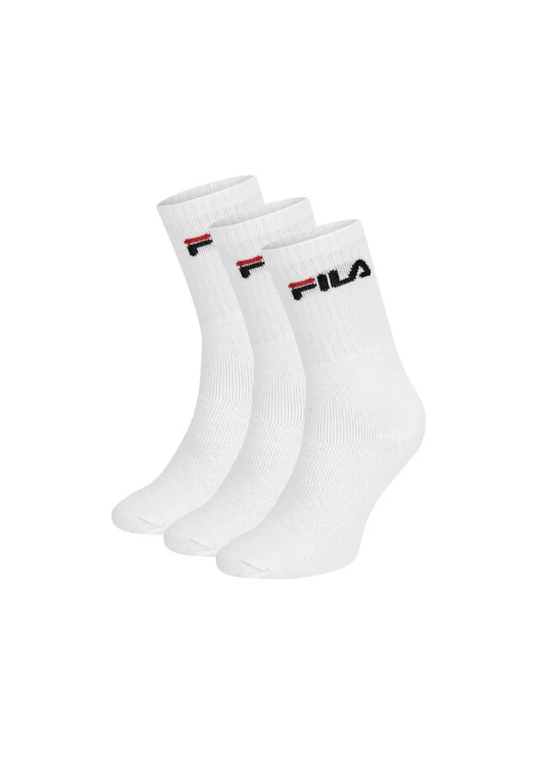 Sosete unisex  set 3 perechi, alb,