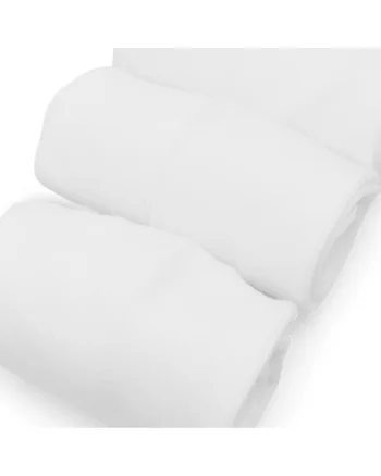 Sosete  unisex, alb, set 3 perechidwqf, Alb