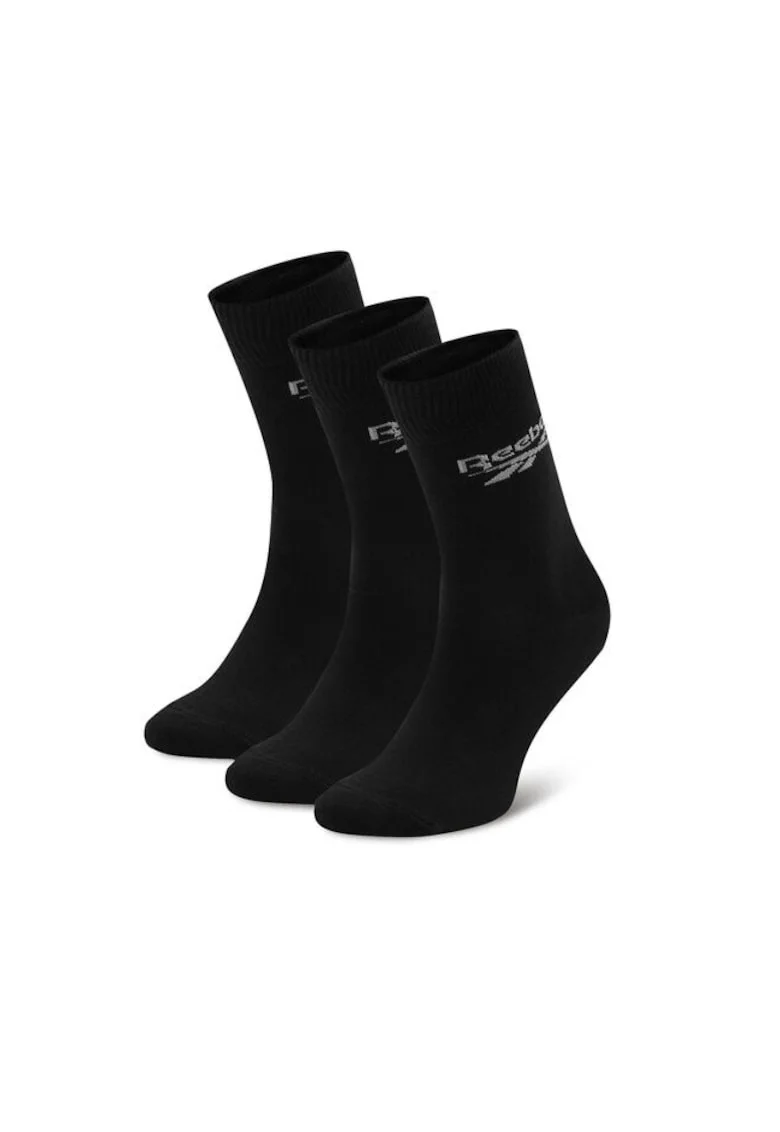 Sosete lungi unisex,  negru, set 3dwqf, Negru