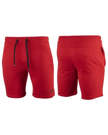 Pantaloni scurti sport pentru barbati,  4FSS23TSHOM156, Bumbac/Poliester, Rosu