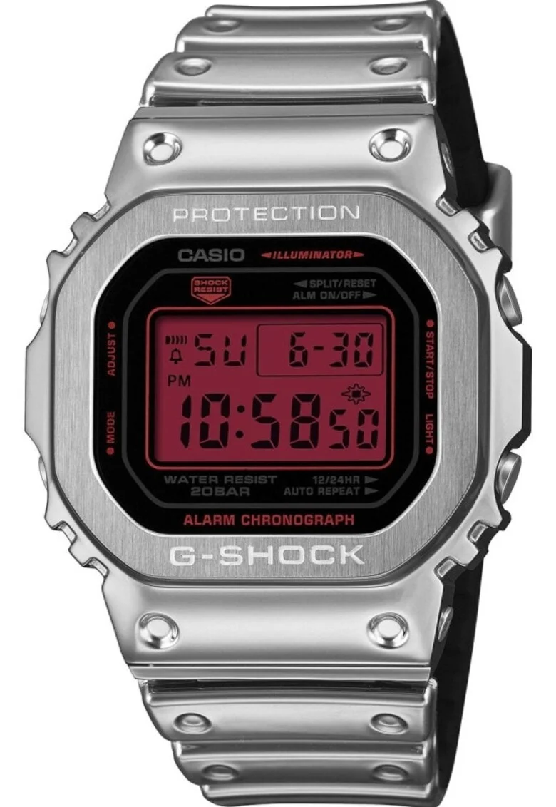 Ceas barbatesc  GM-5600YRA-8ER Quartz Argintiu