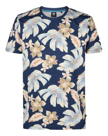 Tricou barbati  bleumarin, Bleumarin