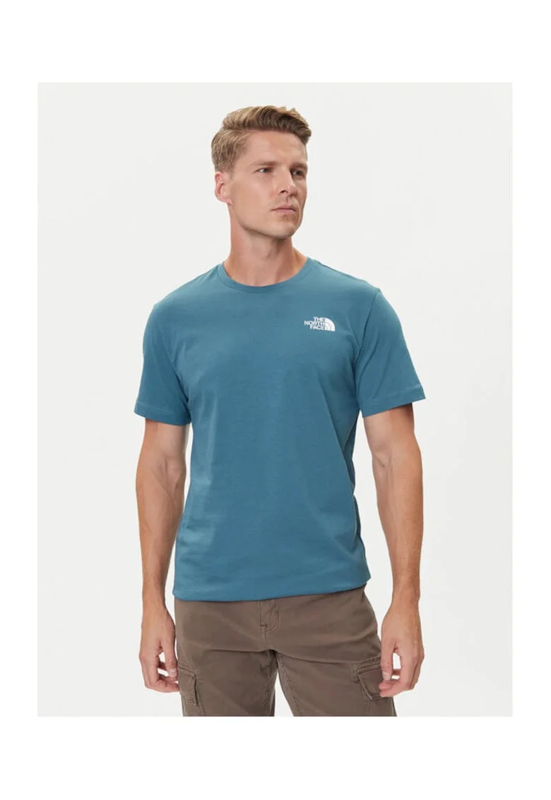 Tricou barbati,  albastru, bumbac, Albastru