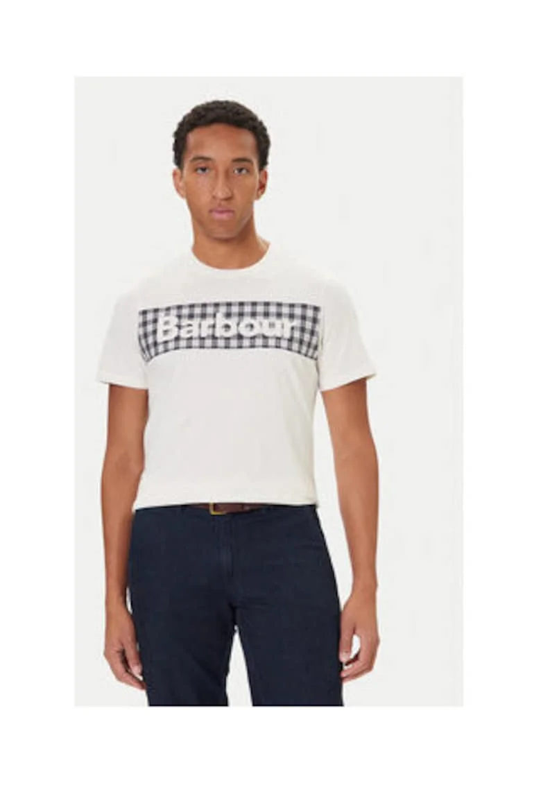 Tricou barbati,  bumbac 100%, alb, Alb