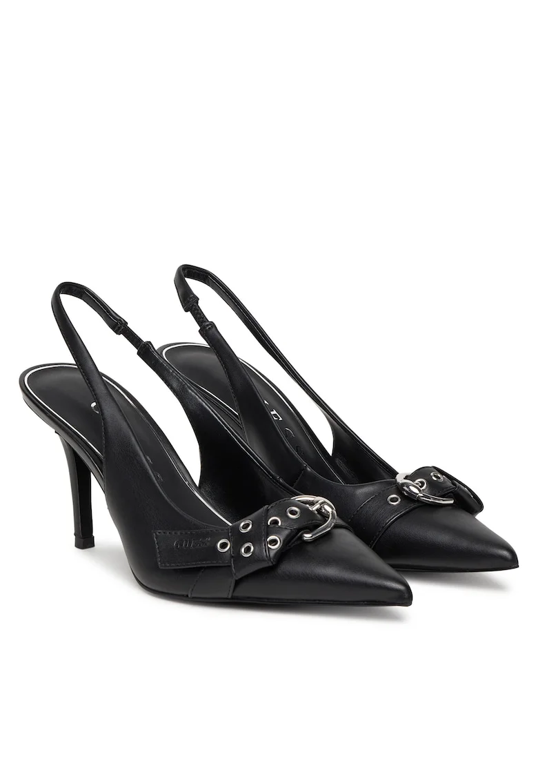 Pantofi dama,  piele ecologica, Negru