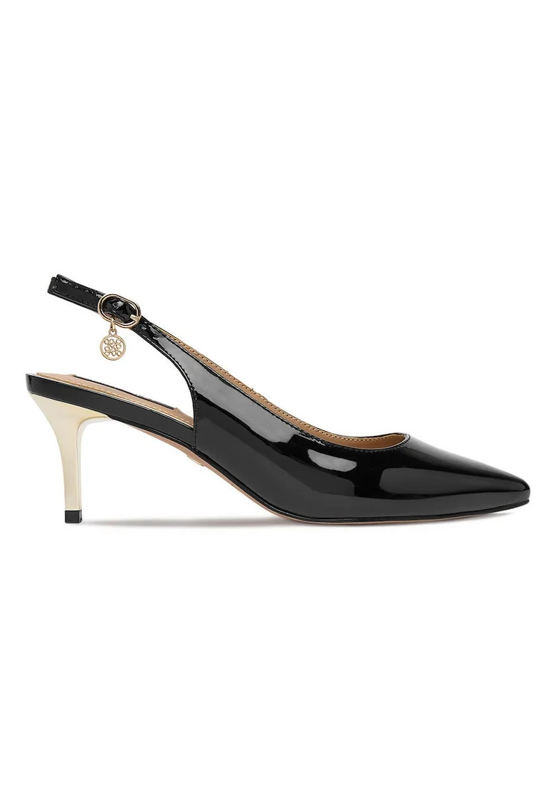 Pantofi dama,  textil, Negru