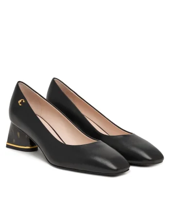 Pantofi  din piele naturala, Negru